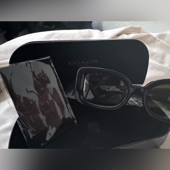 Coach sunglassessses NWT! Case , papers and cleaning clothes included - Picture 3 of 13